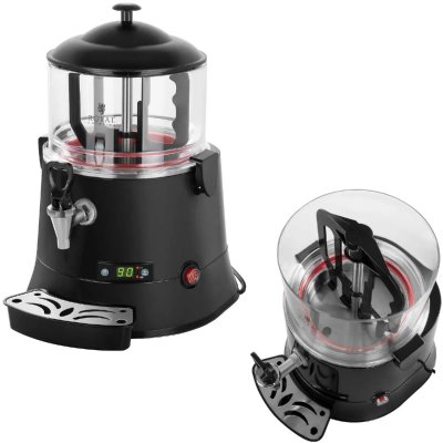 ROYAL CATERING Distributeur A Chocolat Chaud Chocolati&egrave;re Percolateur 440W 5 L 30-90&deg;C Sans Bpa
