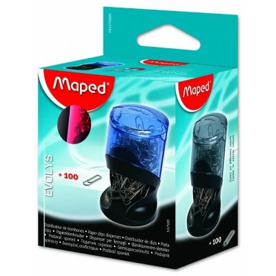 MAPED Distributeur de trombones aiment&eacute;