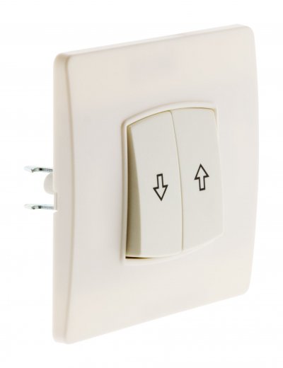ZENITECH Diwone-Commande volet roulant borne-auto vis + griffes Blanc - Diwone