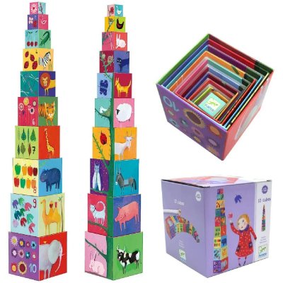 DJECO  Cubes Nature Et Animaux