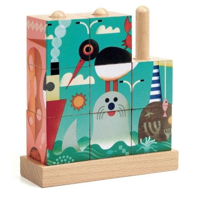  Djeco DJ01913 - Puzzle en bois Puzz up Sea 