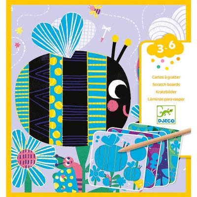 DJECO  DJ09092 Grattoir 3-6 Ans Multicolore