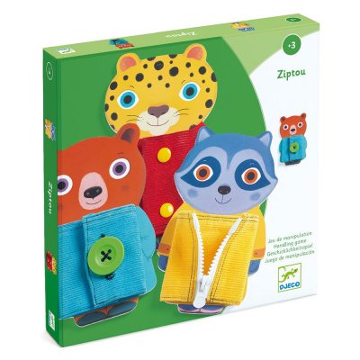 DJECO  - Jeu d'apprentissage Ziptou - multicolore