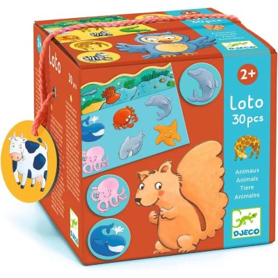 DJECO - Jeux de soci&eacute;t&eacute; &eacute;ducatifs Lotus Animaux, DJ08120, Multicolore