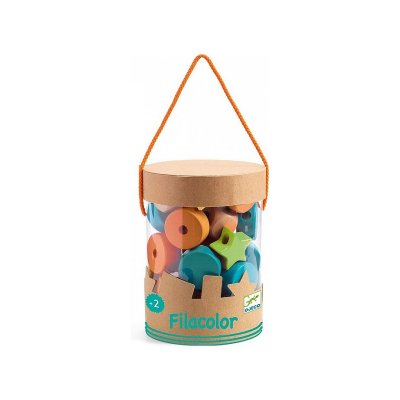 DJECO  Perles &agrave; enfiler Filacolor