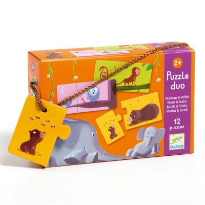 DJECO  Puzzle Duo Maman et B&eacute;b&eacute;