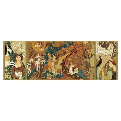 DJECO  - Puzzle gallery 500 Pi&egrave;ces - Dames &agrave; la licorne