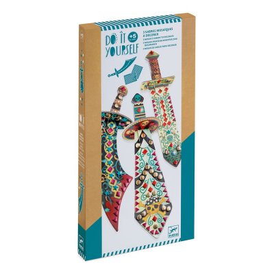 DJECO  Sabres Mosa&iuml;ques &agrave; D&eacute;corer D&egrave;s 5 ans