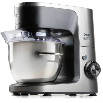 DOMO DO9293KR Robot p&acirc;tissier multifonction 1200W 4,5L gris/noir