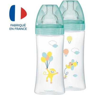 DODIE  Biberon Sensation+ Anti-Coliques +6m Ballons Lot de 2 x 330ml