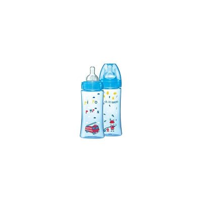 DODIE  Biberons Anti-Colique +6m Bleu 2x330ml