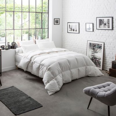 DODO  - Couette Chaude 70% duvet de canard neuf - Blanc - 240x260 cm
