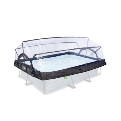 EXIT TOYS D&ocirc;me pour piscine tubulaire rectangulaire 2,20 x 1,50 m - 