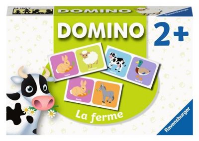 RAVENSBURGER Domino animaux de la ferme