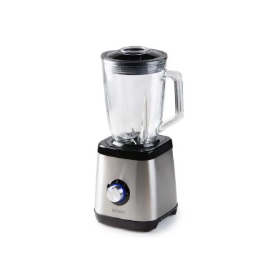 DOMO  DO1133BL Blender acier inoxydable - bol en verre - 1,5 L - 1000 W