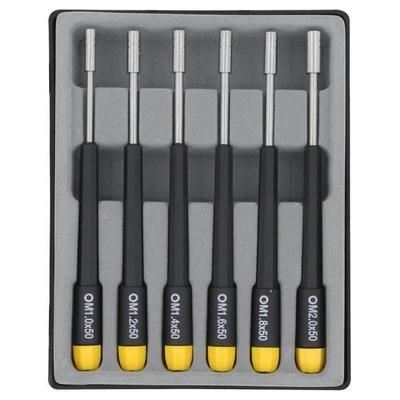 DONAU ELEKTRONIK Donau 280-66 Set de cl&eacute;s &agrave; douilles six pans ext&eacute;rieurs, 6 pcs M1,0 - M2,0