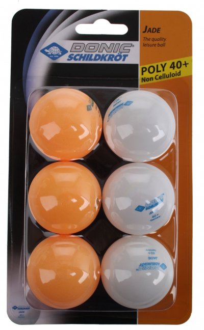  Donic Schildkr&ouml;t balles de tennis de table Jade 6 pi&egrave;ces wi / ou 