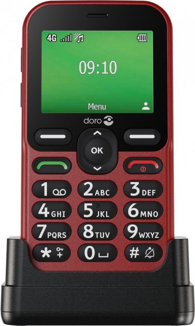 Doro Leva E10 6,1 cm (2.4"") 118,9 g Rouge T&eacute;l&eacute;phone pour seniors