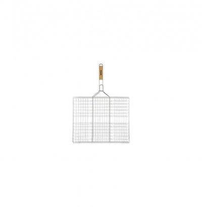 NEKA Double grille barbecue ""summer"" 40x50cm chrome