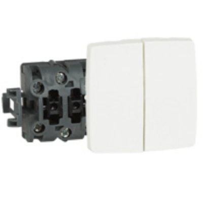 LEGRAND Double interrupteur va-et-vient - Appareillage saillie composable
