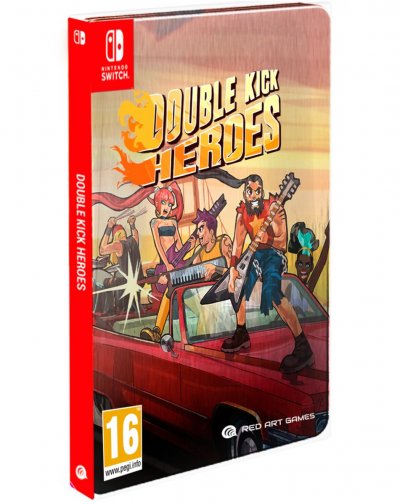 RED ART GAMES Double Kick Heroes Steelbook Edition Nintendo SWITCH