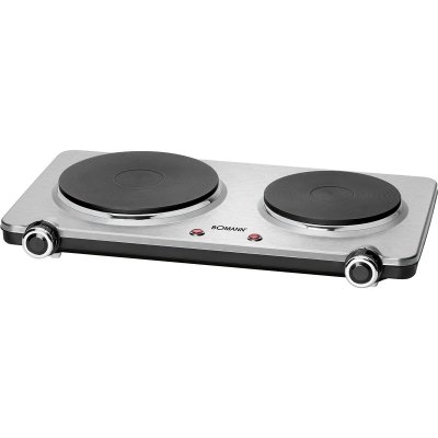 BOMANN Double plaque de cuisson 2500W  dkp 5033 ecb - Gris