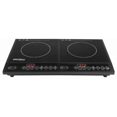 ACV Double Plaque de cuisson &eacute;lectrique &agrave; induction 2000W