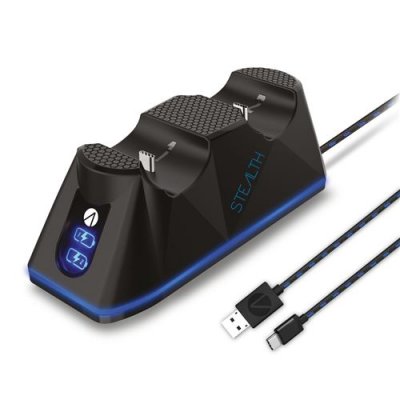 SONY DADC CZ REP SRO Double Station de charge Stealth SP-C100VBLK pour PS5 Noir