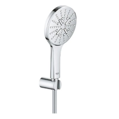 GROHE Douchette 3 jets Rainshower SmartActive 130 avec support - 