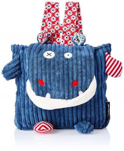 LES DEGLINGOS Doudou Globe Trotoys Les D&eacute;glingos Sac &agrave; dos Hippipos l'hippo