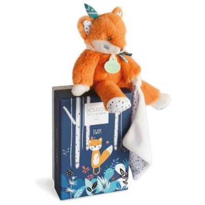 DOUDOU ET COMPAGNIE Doudou tiwipi renard - taille 21 cm