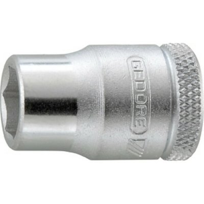 GEDORE Douille 6 pans 3/8'', Cote s/plats : 18 mm, Long. 30 mm