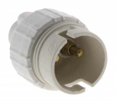 ZENITECH Douille &agrave; ba&iuml;onnette B22 - 100W - blanc