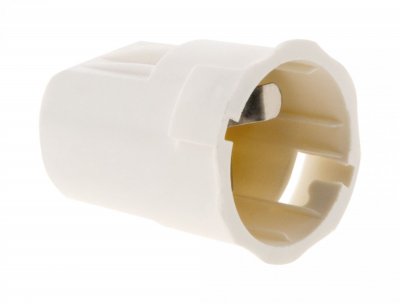 ZENITECH Douille automatique &agrave; ba&iuml;onnette B22 - 100W - blanc