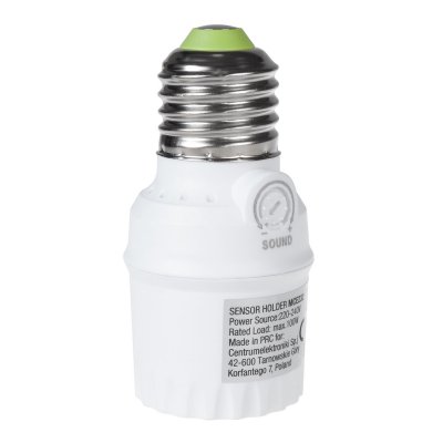MACLEAN Douille de lampe avec capteur de sons ( taille E27)  MCE232
