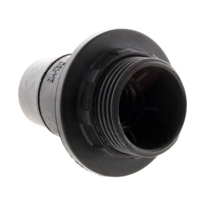 ZENITECH Douille E14 thermoplastique  1 bague noir