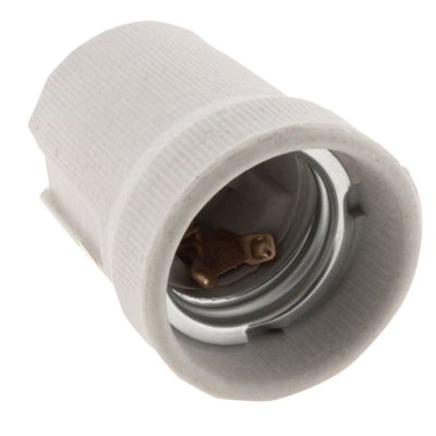 ZENITECH Douille E27 &agrave; vis en porcelaine 