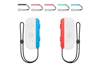  Dragonne pour joy-con manette nintendo switch boutons r l (rouge)