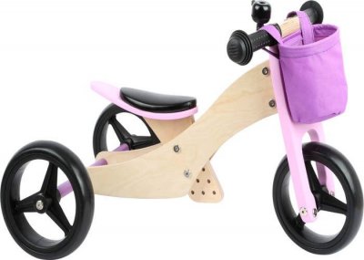 SMALL FOOT Draisienne Tricycle 2 En 1 Rose