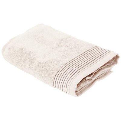 LINNEA Drap de bain 100x150 cm juliet blanc cr&egrave;me 520g/m2