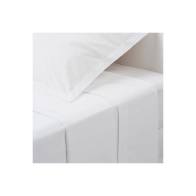 ATMOSPHERA Drap en Coton - Blanc 240x290 cm -  cr&eacute;ateur d'int&eacute;rieur