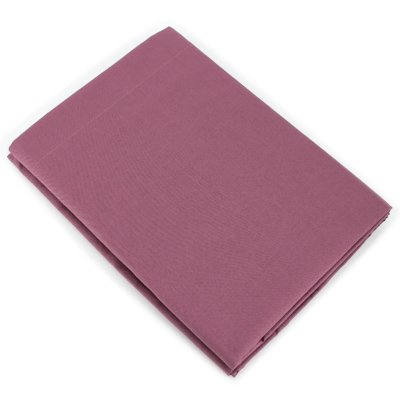 LINNEA Drap plat uni 100% coton ALTO 240x310 cm - Violet Raisin