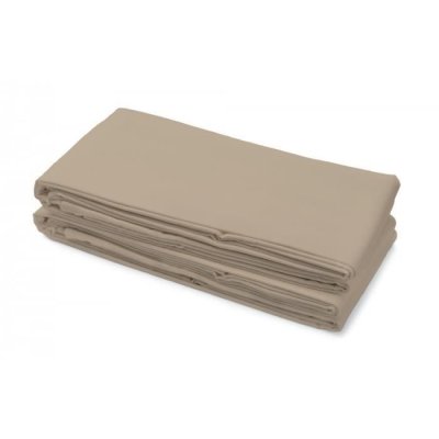 HOME LINGE PASSION Draps de lit en coton beige 180x290