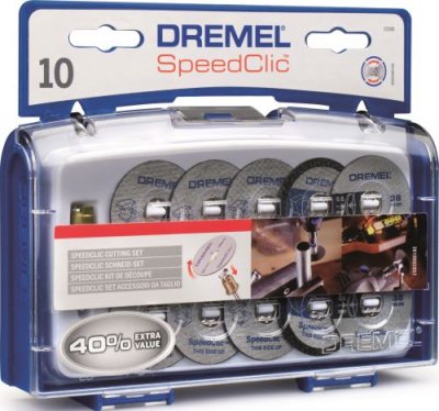 DREMEL  10 disques a tron&ccedil;onner+ adapt EZ Speedclic