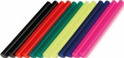 DREMEL  - 12 B&acirc;tons De Colle Color&eacute;e 7mm Pour Pistolet &Agrave; Colle
