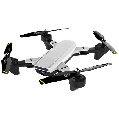 YONIS Drone Cam&eacute;ra 4K Wifi App Android et iPhone iOS Trajectoire Programmable Blanc