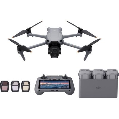 Drone Dji Air 3S Fly More Combo RC 2 Gris et noir 