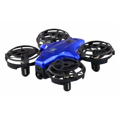 AMEWI Drone t&eacute;l&eacute;command&eacute; sparrow bleu rtf