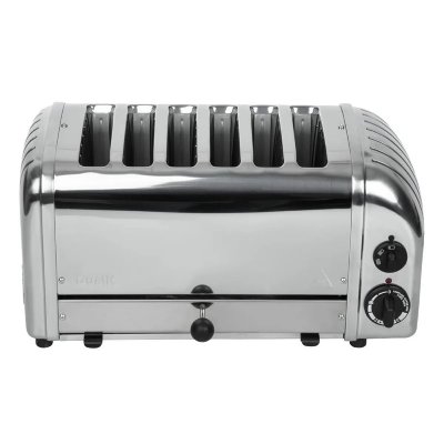 DUALIT  60144 Grille-pain 6 tranches poli