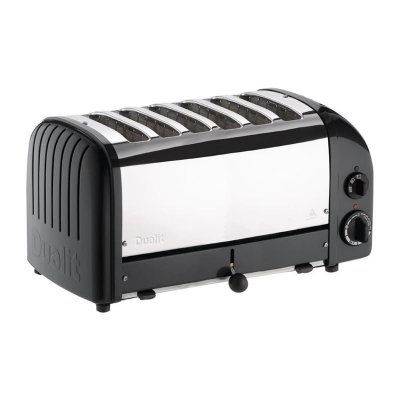 DUALIT  Grille-Pain 6 Tranches Vario - Noir